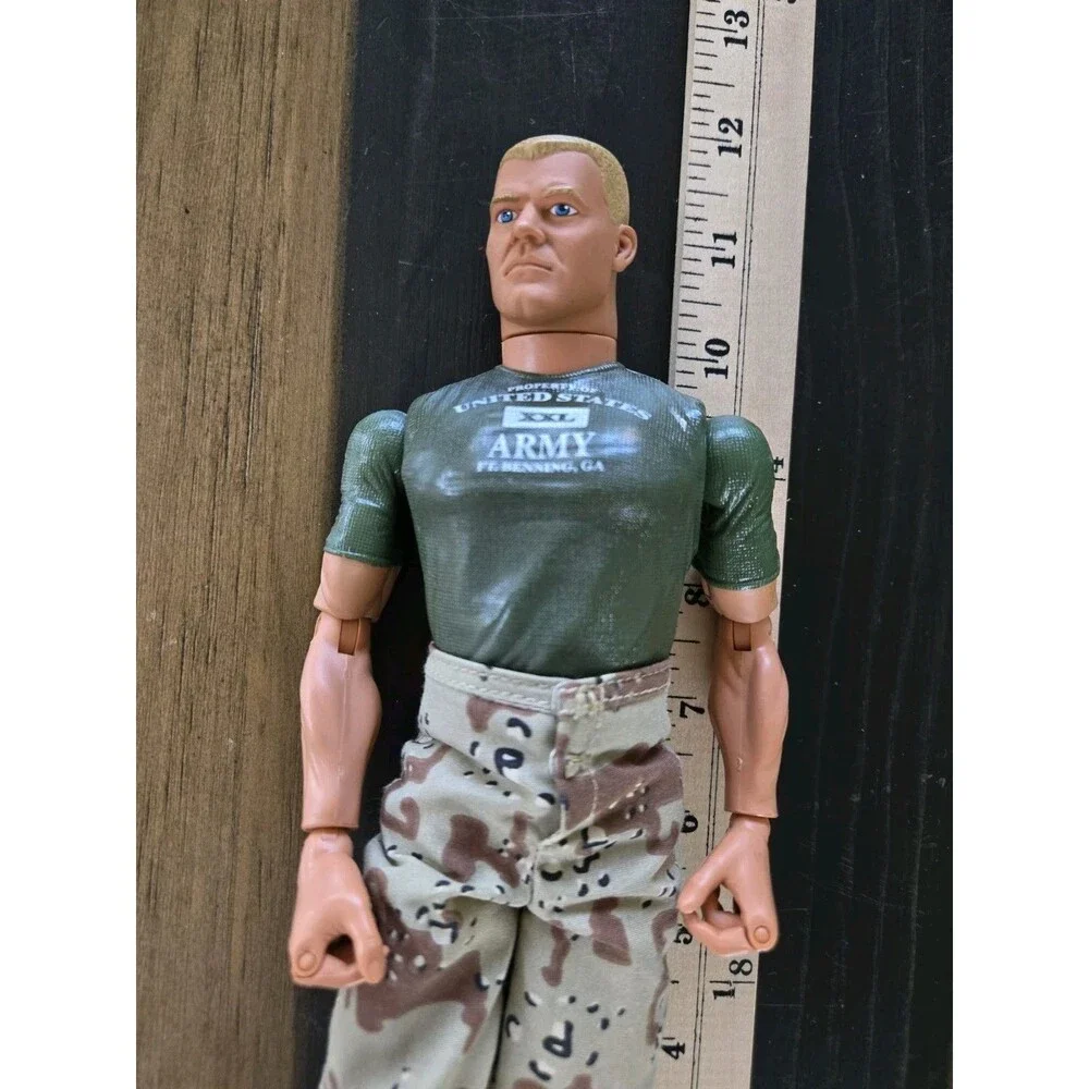 Vintage S/2 GI Joe Hasbro Dolls desert Camouflage Uniforms 12